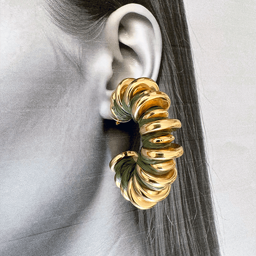 KADABRA Green Blue Hoops
