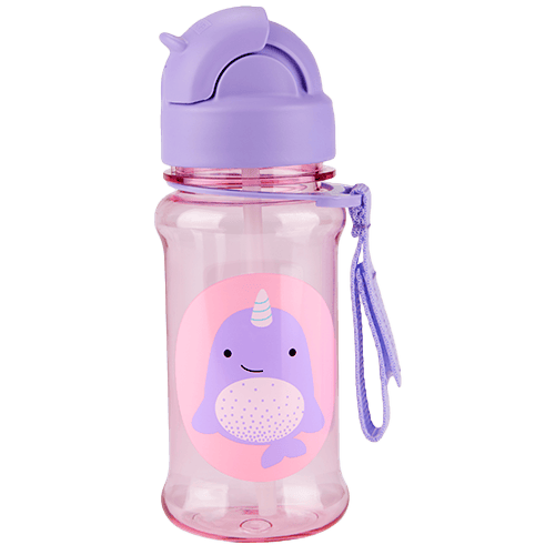 Skip Hop Zoo Tritan Straw Bottle Narwhal