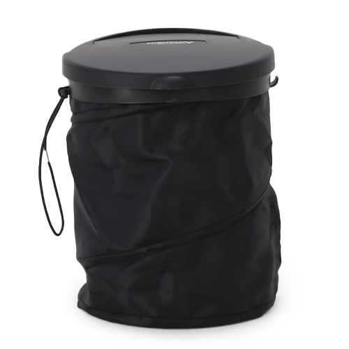 A Flexible Trash Bin With A Medium Size