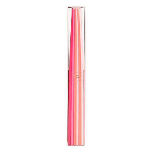 Meri Meri Pink Tall Tapered Candles