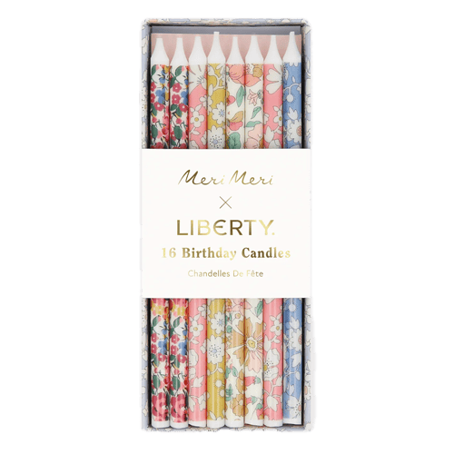 Meri Meri x Liberty Mixed Print Party Candles