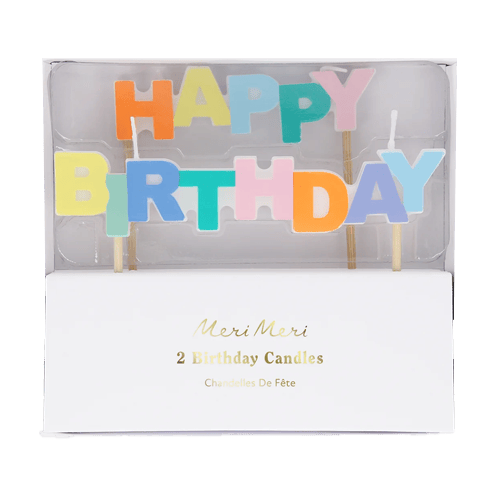 Meri Meri Happy Birthday Candle Set