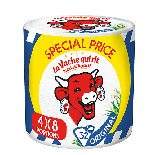 La Vache Qui Rit Original Spreadable Cheese Triangles, 32 Pcs, 480G