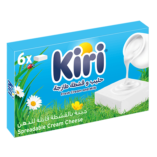 Kiri Spreadable Squares Cream Cheese 6 pcs 100 gm
