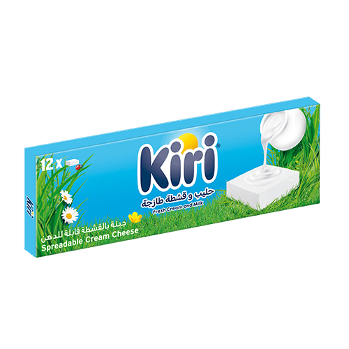 Kiri Spreadable Squares Cream Cheese 12 pcs 200 gm