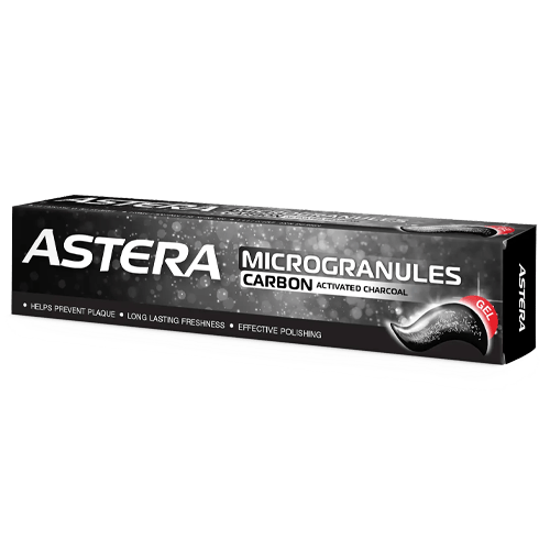 Astera Toothpaste Microgranules Carbon 75  50 ML