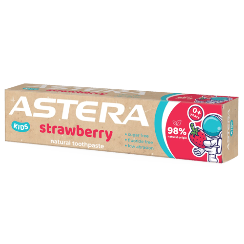 Astera Toothpaste natural kids   STRAWBERRY 0+ 50ML