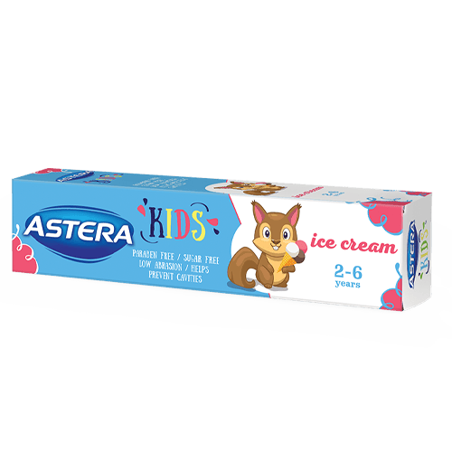 Astera Toothpaste KIDS  Ice Cream (age 2-6)  50 ML