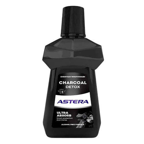 Astera Mouthwash Charcoal 500 ml