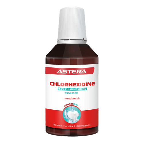 Astera Mouthwash Chlorhexidine 0.2 % 300 Ml