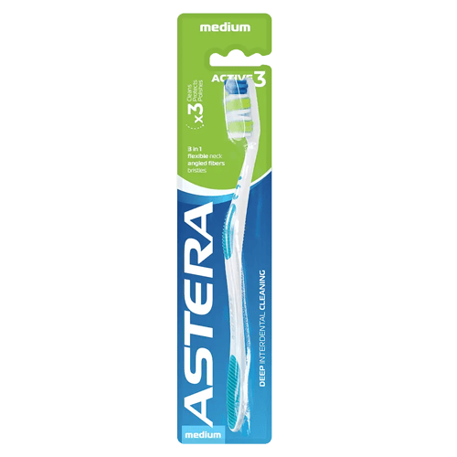 Astera Toothbrush Active 3 medium Bristles
