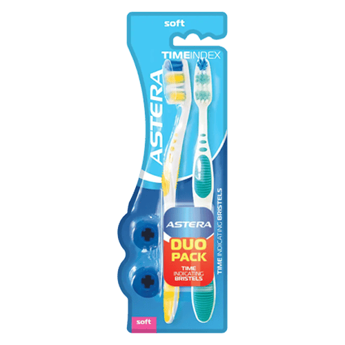 Astera Toothbrush  Time Index  soft Bristles  2 in 1