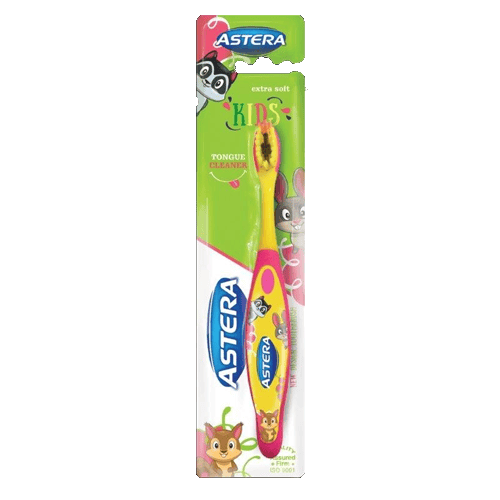 Astera Toothbrush Kids Extra Soft  Bristles YELLOW