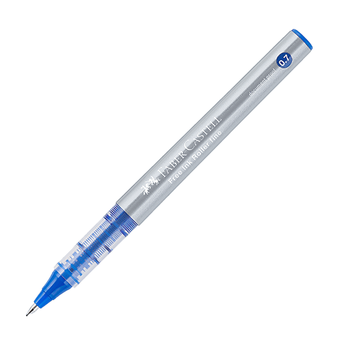 Faber Castell Free Ink Roller 0.7Mm Blue Bx/12