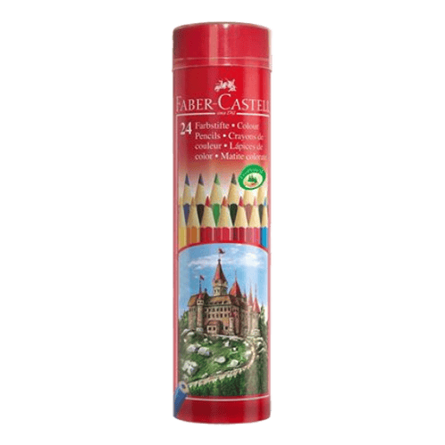 Faber Castell Classic 24 Cls Round Tin Case