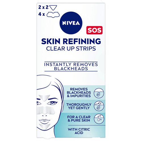 Nivea Refining Clear Up Strips For All Skin Types 4 Pieces