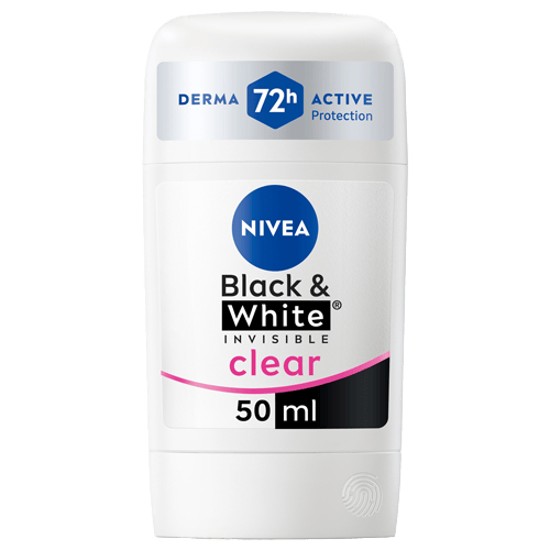 Nivea Antiperspirant Stick for Women 48H Protection Black & White Invisible Original 50ml