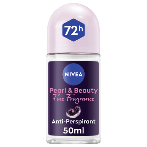 Nivea Antiperspirant for Women Pearl & Beauty Black Pearl & Perfume Oils Roll-On 50ml