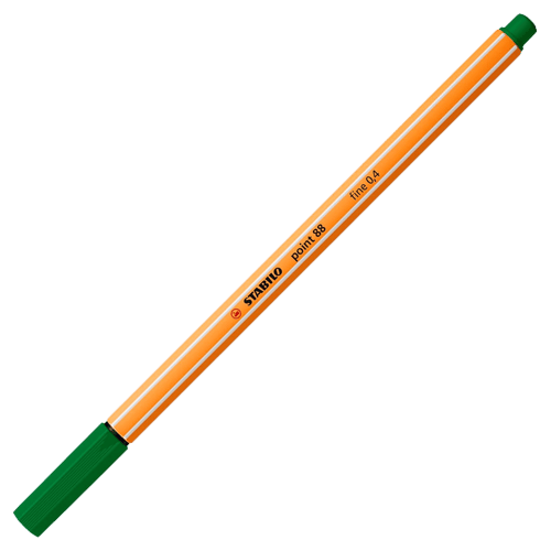 Stabilo Point 88 Green Pen