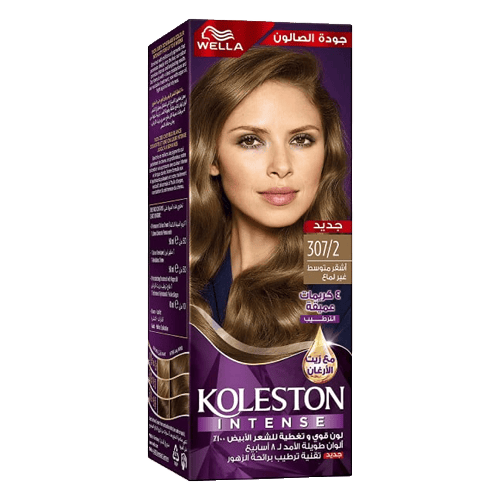 Koleston Hair Color 50ml Maxi 307/2 Mate Mediun Blonde