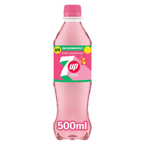 7Up Soda Zero Pink Lemonade 500 ml