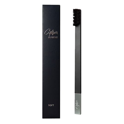 APRIORI Black Silver Soft Toothbrush