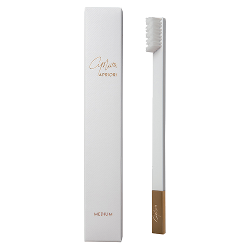 APRIORI White Gold Medium Toothbrush