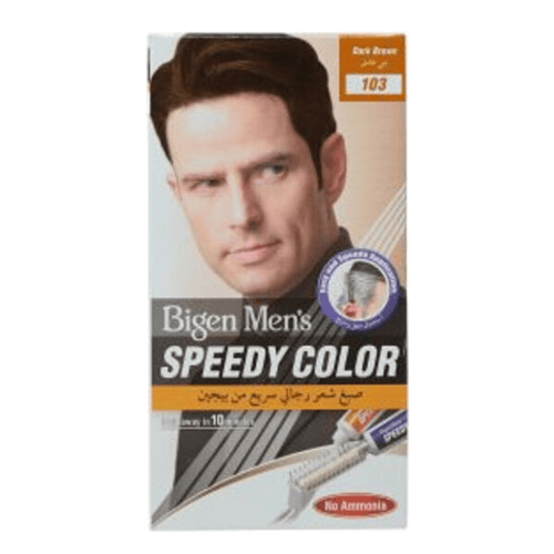 Bigen Hair Color Speedy Ammonia Free For Men 103 Dark Brown
