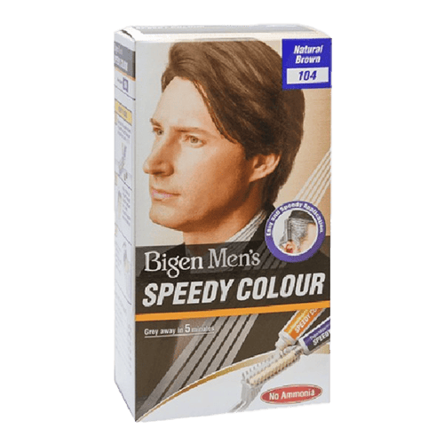 Bigen Hair Color Speedy Ammonia Free For Men 104 Natural Brown