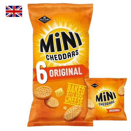 Jacobs Mini Cheddars Original 6 pcs 23 g