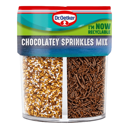 Dr. Oetker Cake Sprinkles 4 Cell Mixed Chocolatey 103 g
