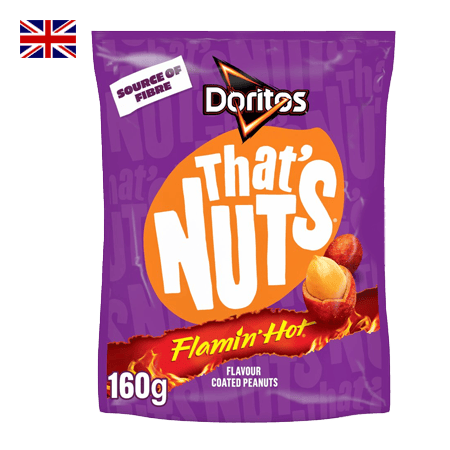 Walkers That's Nuts Doritos Extra Flamin' Hot 160g