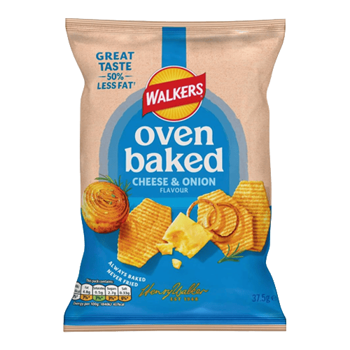 Walkers Baked Crisps Cheese & Onion 37.5 g