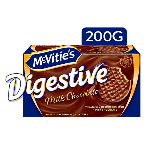 Mcvities Digestive wheat Biscuits with Milk Chocolate 200 g