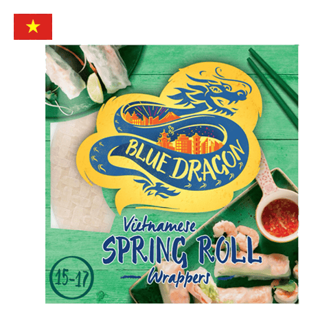 Blue Dragon Spring Roll Wrappers 134G