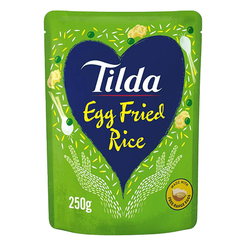 Tilda Ready to Eat Egg Fried Rice 250 g