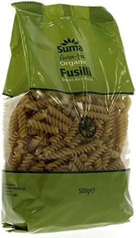 SUMA GLUTEN FREE BROWN RICE FUSILLI PASTA (500G)