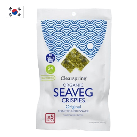 Clearspring Organic Sea Vegetable Crisps Original 5 pcs 4 g