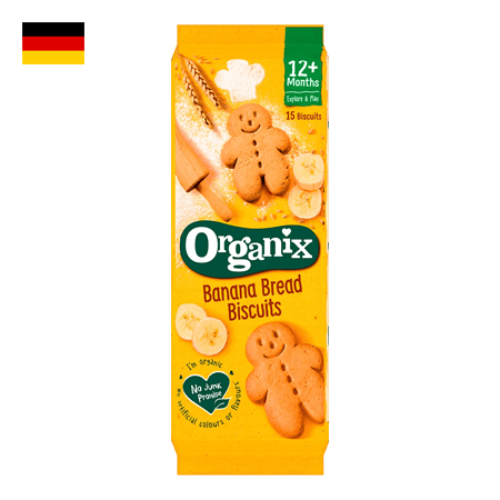 Organix Banana Bread Biscuits Organic 135 g