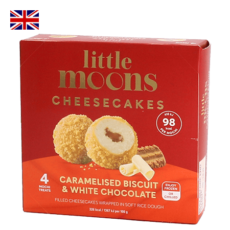 Little Moons Ice Cream Caramel & White Chocolate Cheesecake 120 gm
