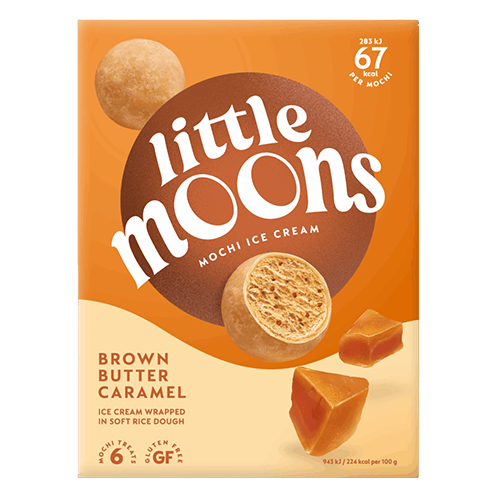 Little Moons Ice Cream Brown Butter Caramel Mochi 192 gm