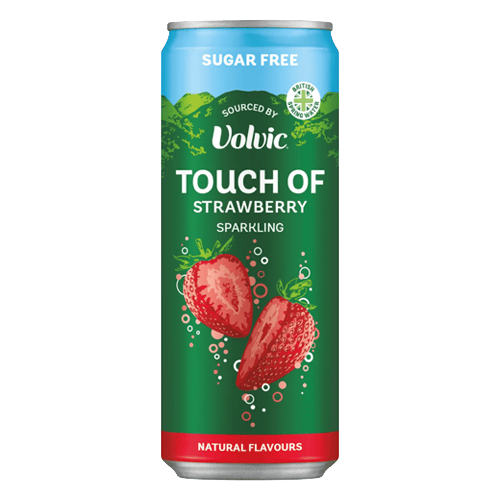 Volvic Sparkling Water Touch of Strawberry 330 ml
