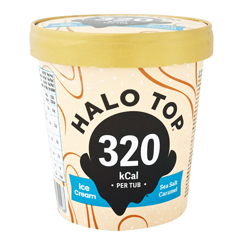 Halo Top Ice Cream Sea Salt Caramel Tub 460 ml