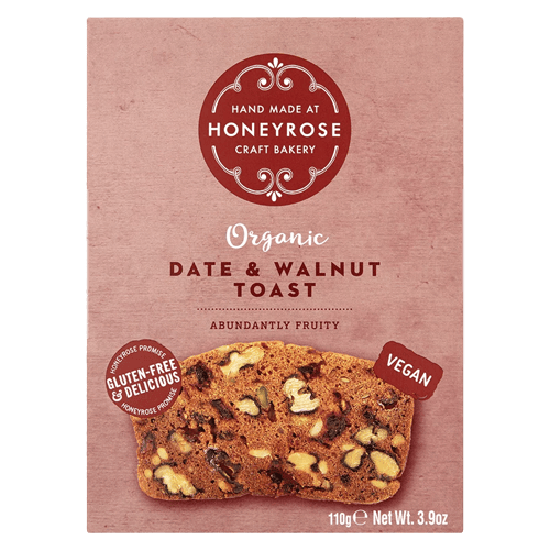Honeyrose Organic Date & Walnut Toast 110G