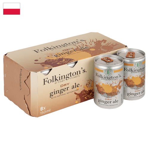 Folkington's Dry Ginger Ale 8 pcs 150 ml