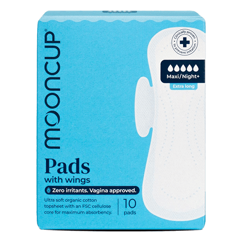 Mooncup Pads with Wings, XL Night+, 10 pads