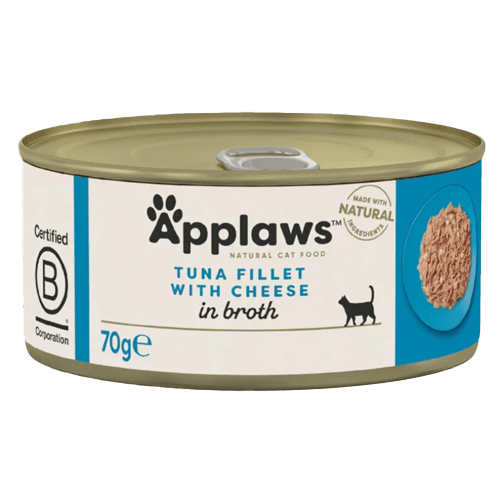 Applaws Cat Tuna Fillet With Cheese In Broth 70g