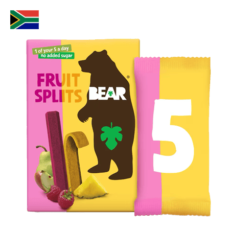 Bear Fruit Splits Pineapple and Raspberry 100 g