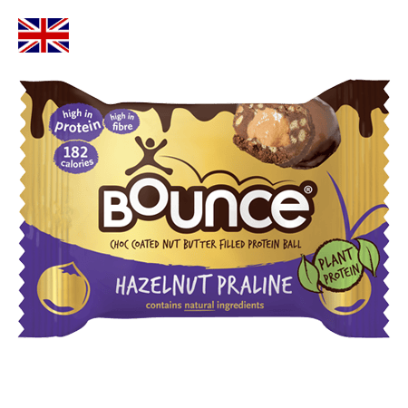 Bounce Hazelnut Praline Chocolate Coated Protein Ball 40g