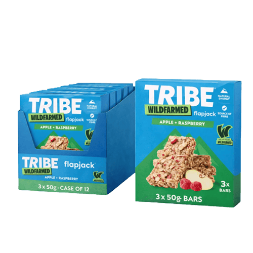 Tribe Snack Bar Multipack Apple & Raspberry 3 pcs 50 g